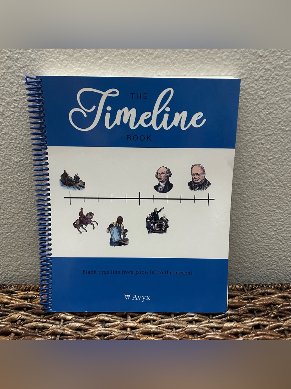 The Timeline Book Avyx Spiralbound History Timeline Unused Activity Book
